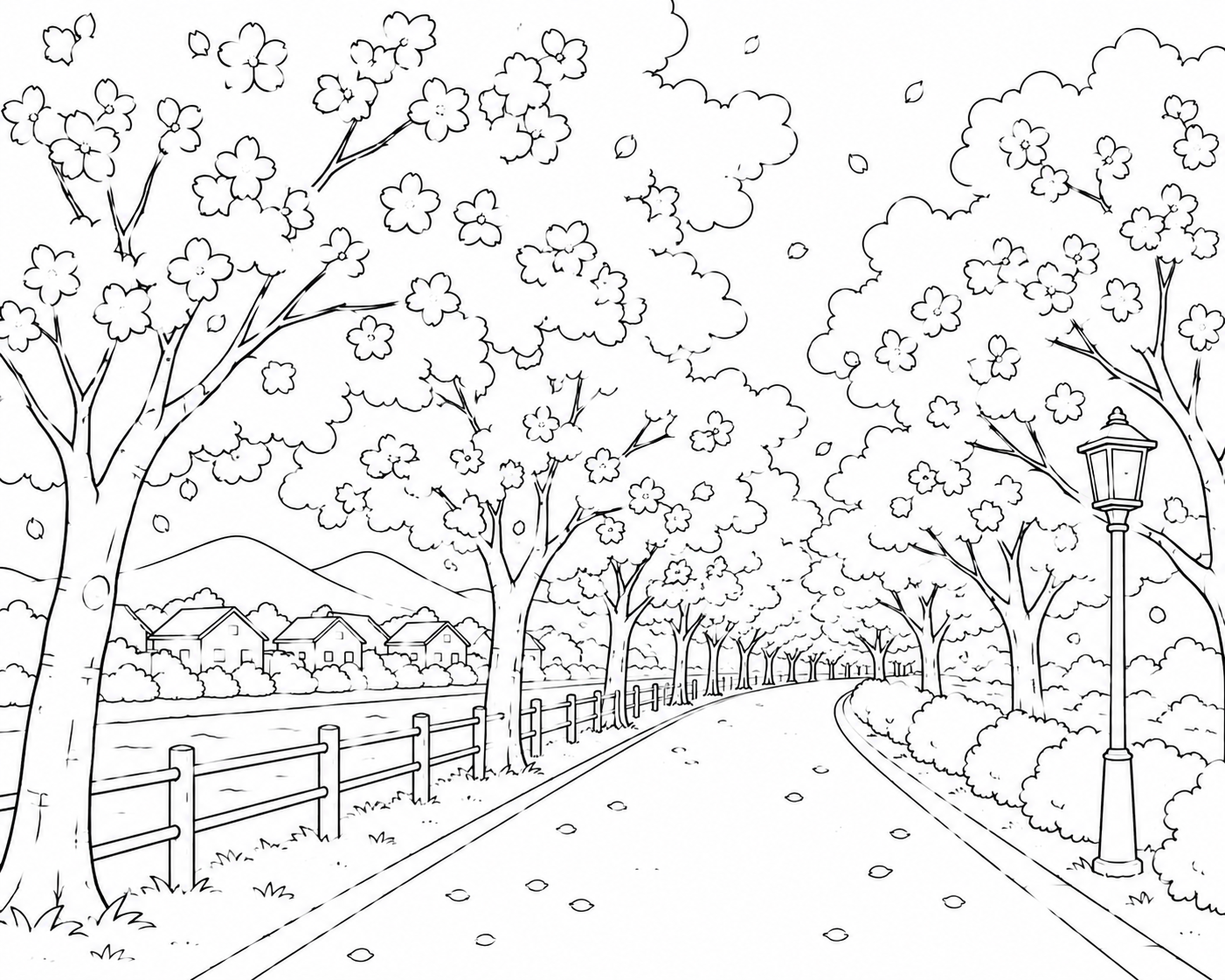 桜並木