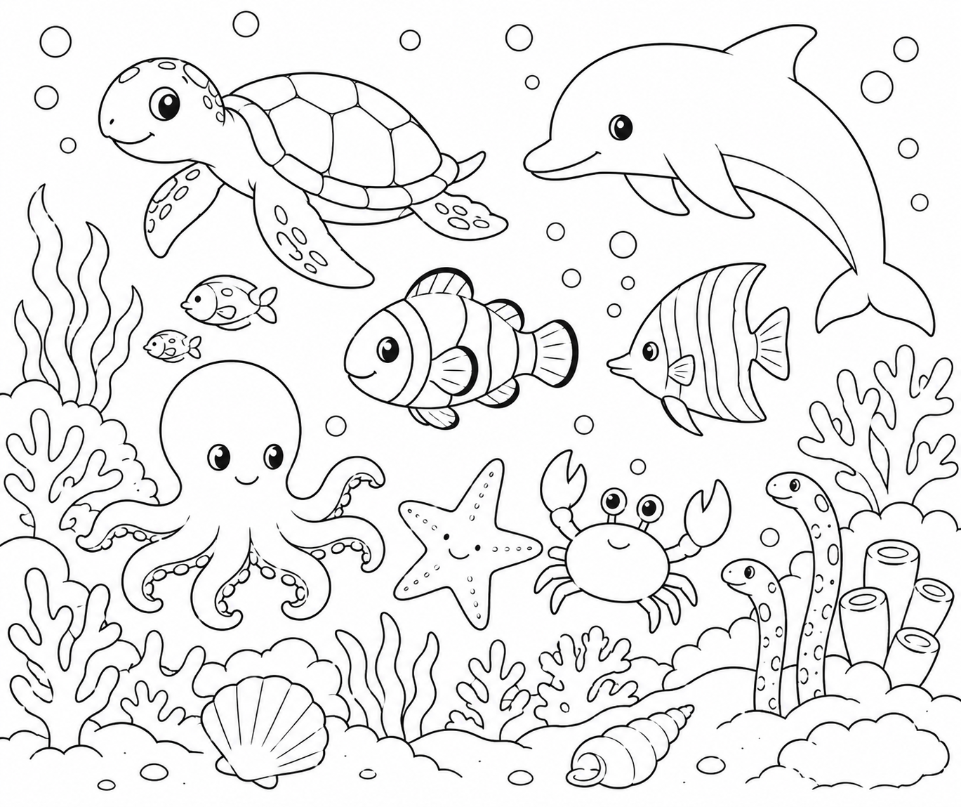 海の生き物たち