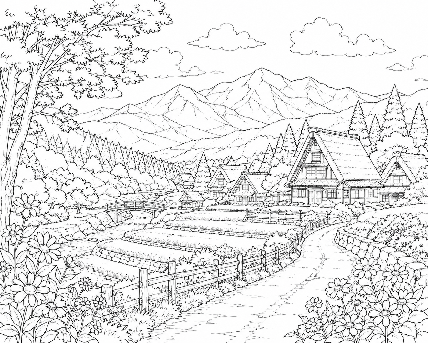 田舎の風景